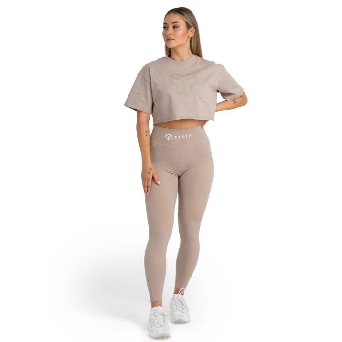 Ženska majica CropTop Taupe - STRIX XL