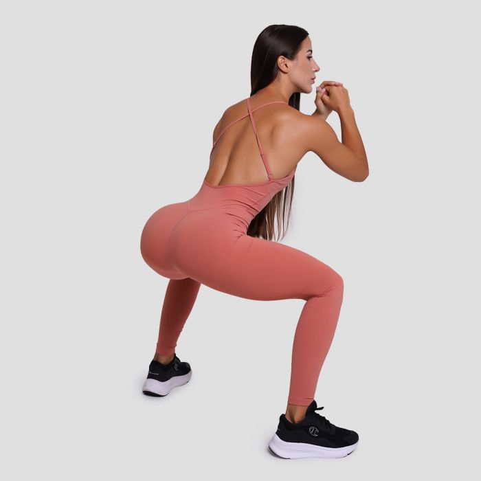 Ženski kombinezon za vježbanje FIT Salmon - GymBeam M - salmon