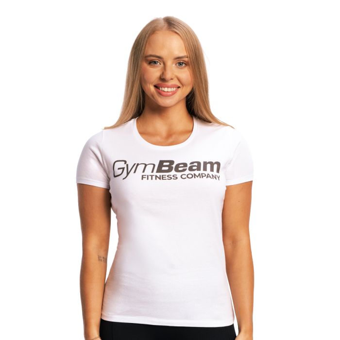 Ženska majica Fitness White - GymBeam M