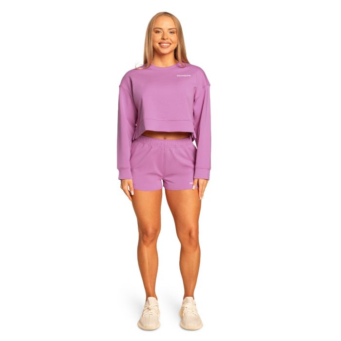 Ženske kratke hlačice Sweatshorts Grace Purple - BeastPink M