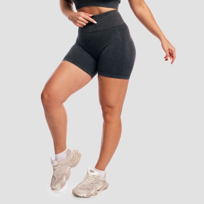 Ženske kratke hlače Lift Seamless Coal - GymBeam M