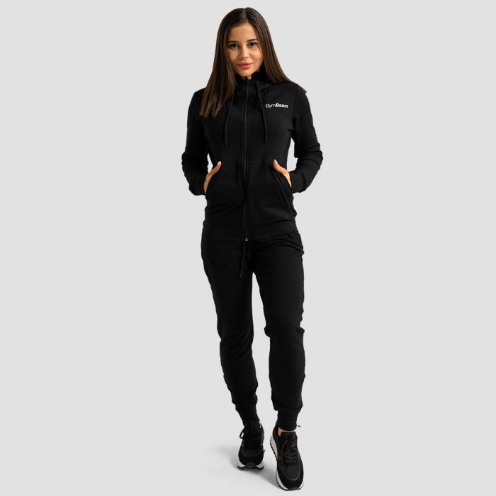 Ženska dukserica Limitless Zip Up Black - GymBeam M
