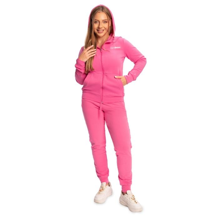 Ženska dukserica Limitless Zip Up Dragonfruit - GymBeam L