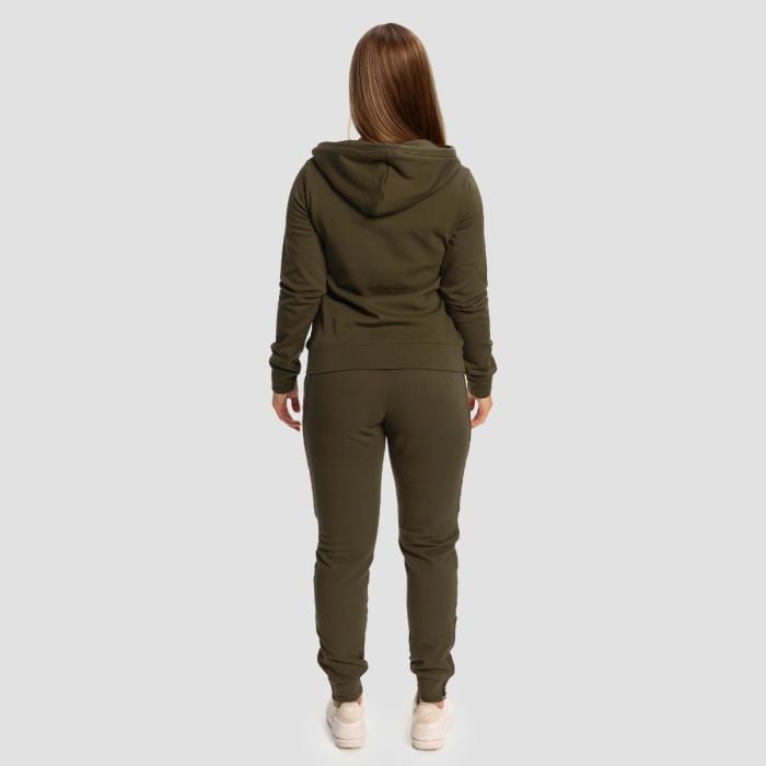 Ženska dukserica Limitless Zip Up Espresso - GymBeam S