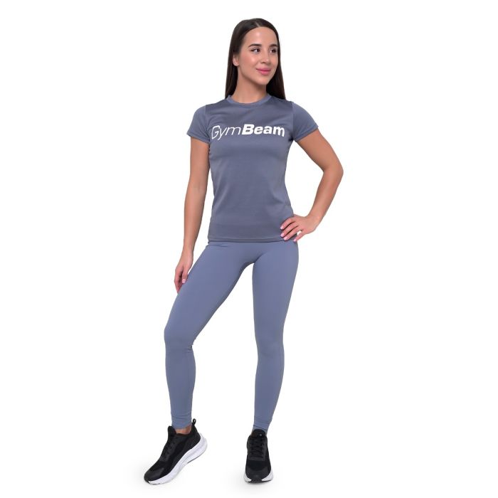 Ženska majica Mesh Essence Denim Blue - GymBeam S