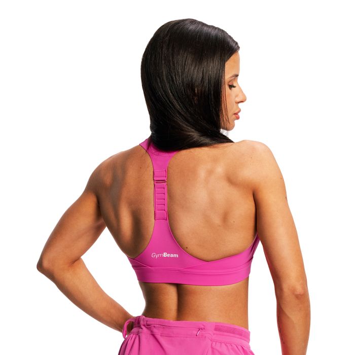 Ženski sportski grudnjak Pulse X Running Purple  - GymBeam L