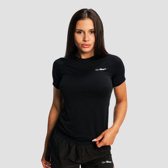 Ženska majica Pulse X Running Black - GymBeam M