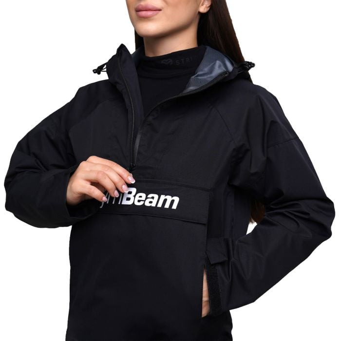 Ženska jakna za kišu Smock Black - GymBeam S