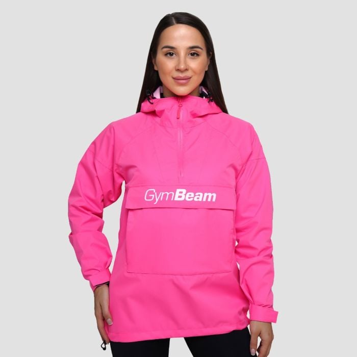 Ženska jakna za kišu Smock Fuchsia - GymBeam M