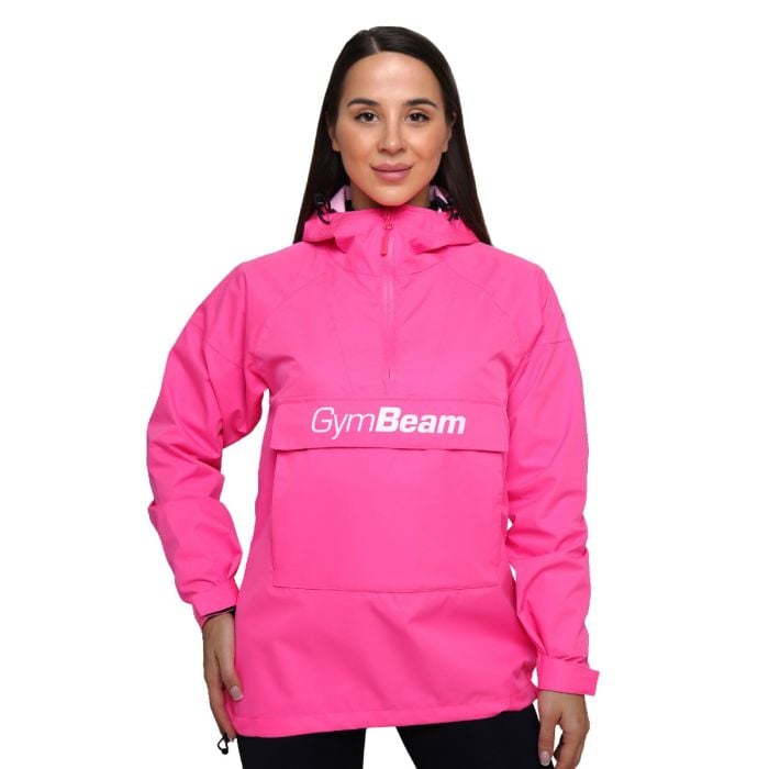 Ženska jakna za kišu Smock Fuchsia - GymBeam M