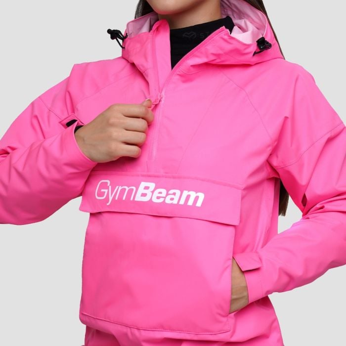 Ženska jakna za kišu Smock Fuchsia - GymBeam M