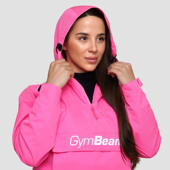 Ženska jakna za kišu Smock Fuchsia - GymBeam M