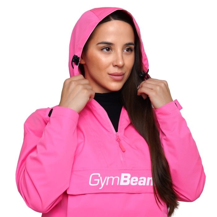 Ženska jakna za kišu Smock Fuchsia - GymBeam M