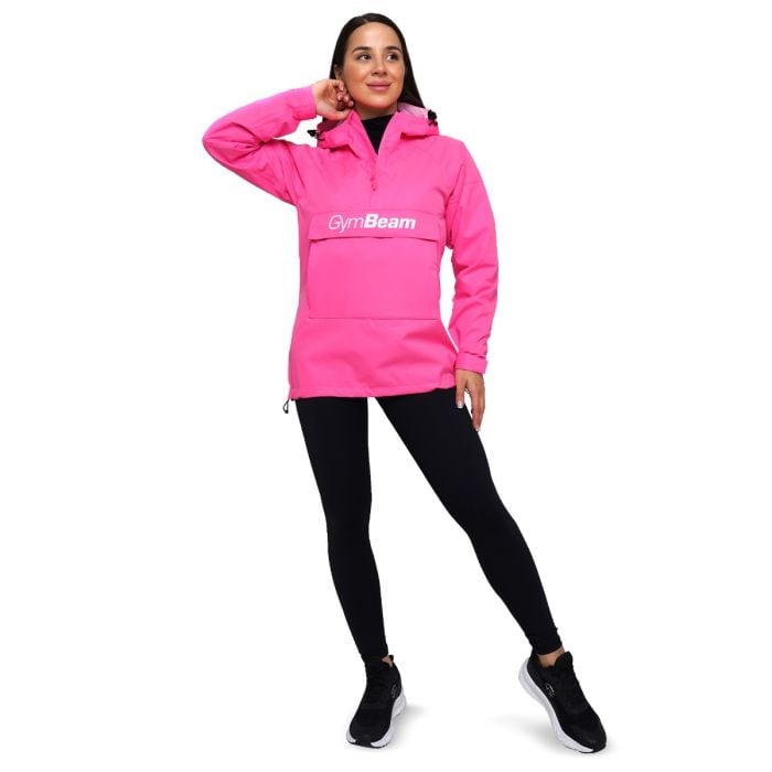 Ženska jakna za kišu Smock Fuchsia - GymBeam M