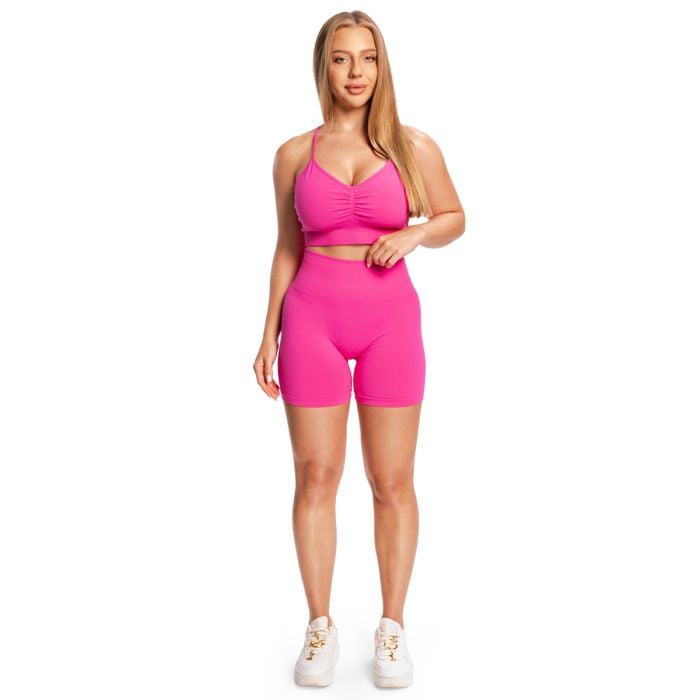 Ženske kratke hlače Sculpt Seamless Rose - GymBeam S