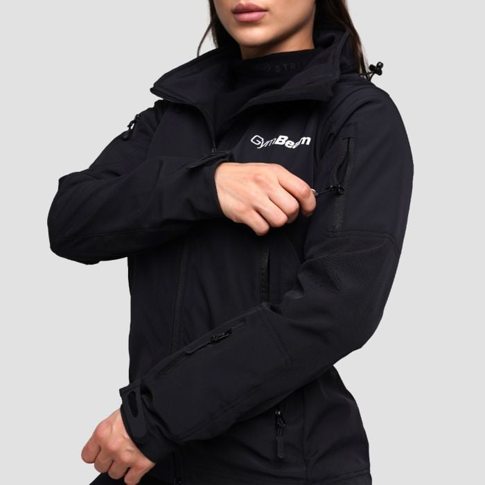 Ženska softshell jakna Black - GymBeam S
