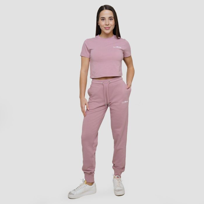 Ženska majica Agile Cropped Woodrose - GymBeam L