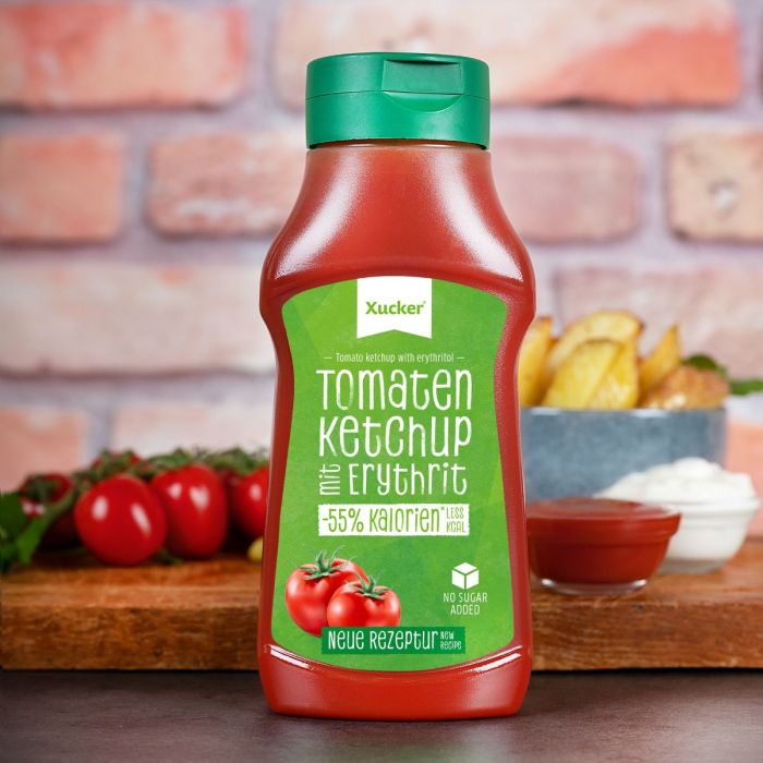 Kečap zaslađen eritritolom - Xucker 500 ml