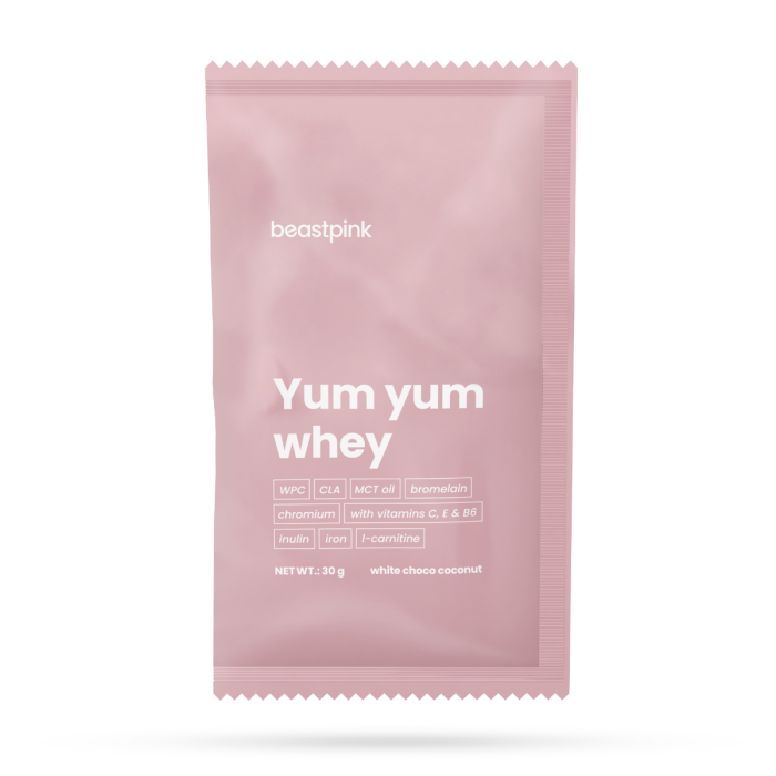 Yum Yum Whey uzorak - BeastPink 30 g - čokolada-lješnjak