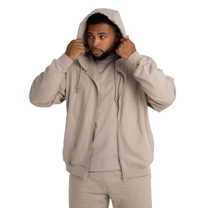 Muška dukserica Zip Up Taupe - STRIX XL