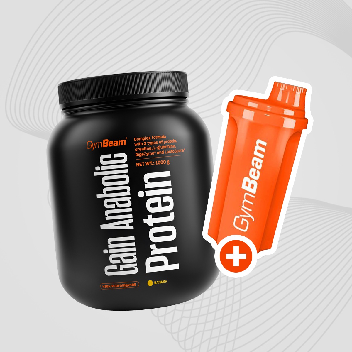 Gain Anabolic Protein - GymBeam + poklon