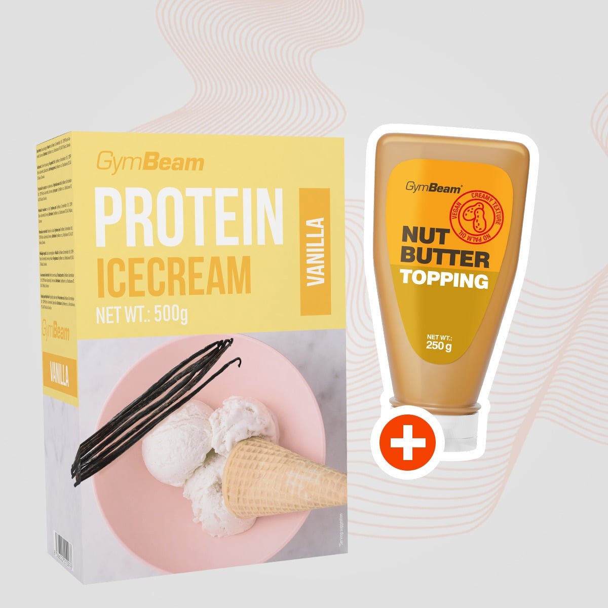 Proteinski sladoled 500 g - GymBeam + poklon