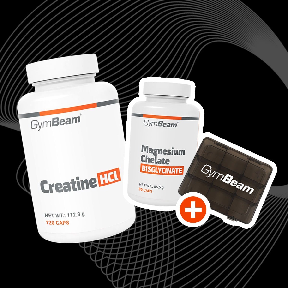 Kreatin HCl 120 kaps – GymBeam + pokloni