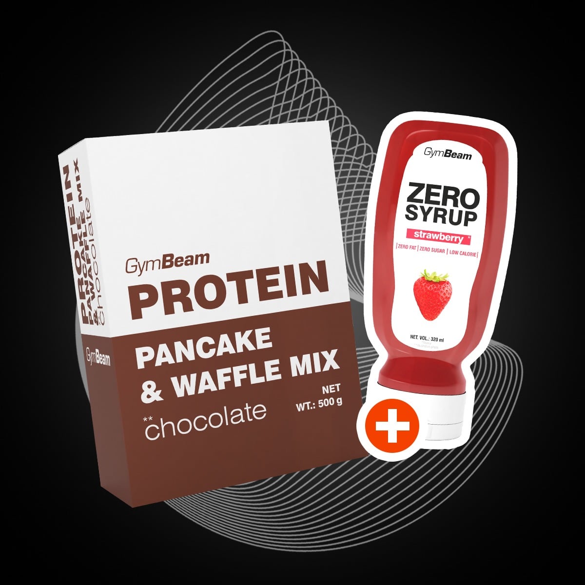 Protein Pancake & Waffle Mix 500 g - GymBeam + poklon