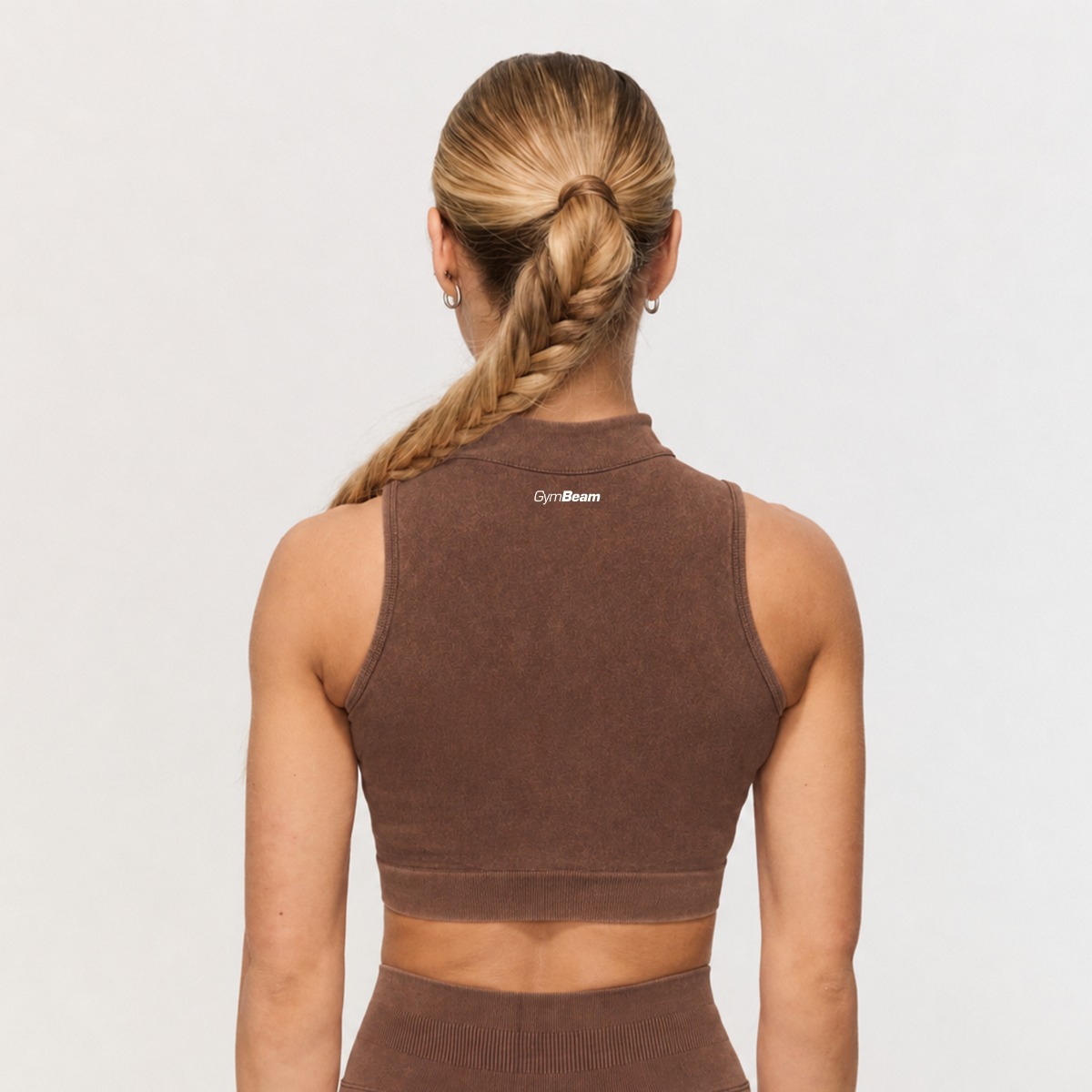 Ženski bešavni sportski grudnjak Fierce Brown - GymBeam