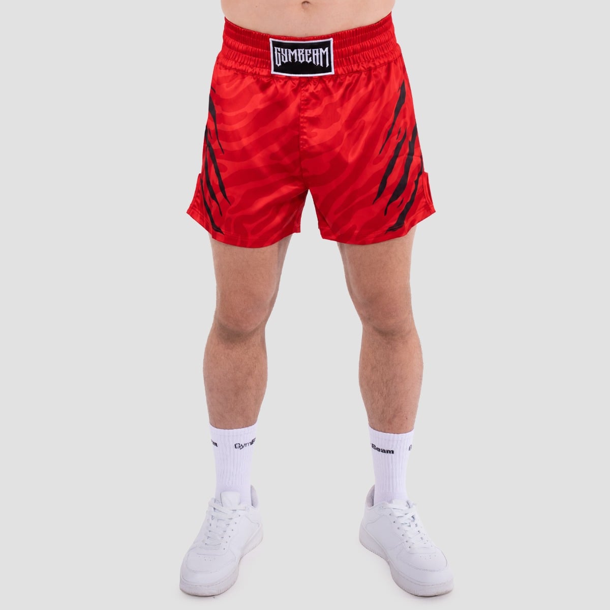 Muay Thai hlačice Grind Red - GymBeam