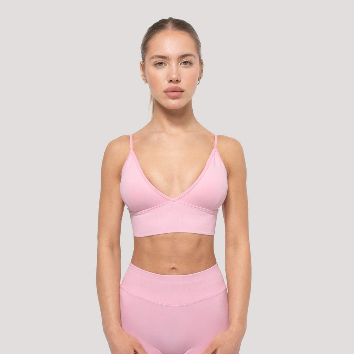 Sportski grudnjak Luma Baby Pink - GymBeam