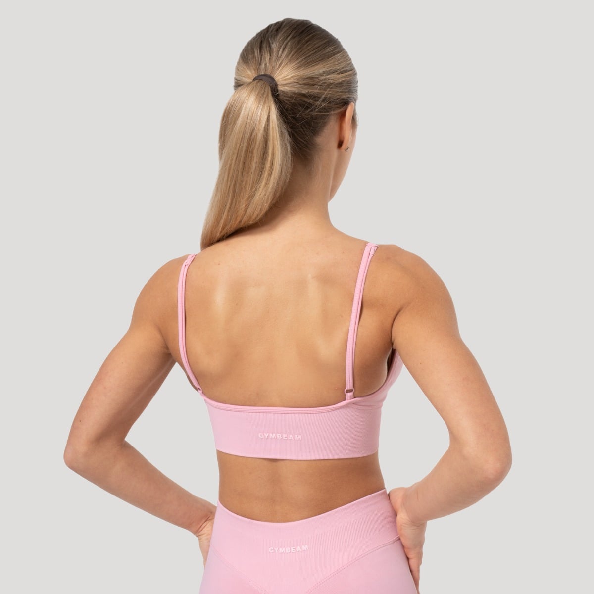 Sportski grudnjak Luma Baby Pink - GymBeam