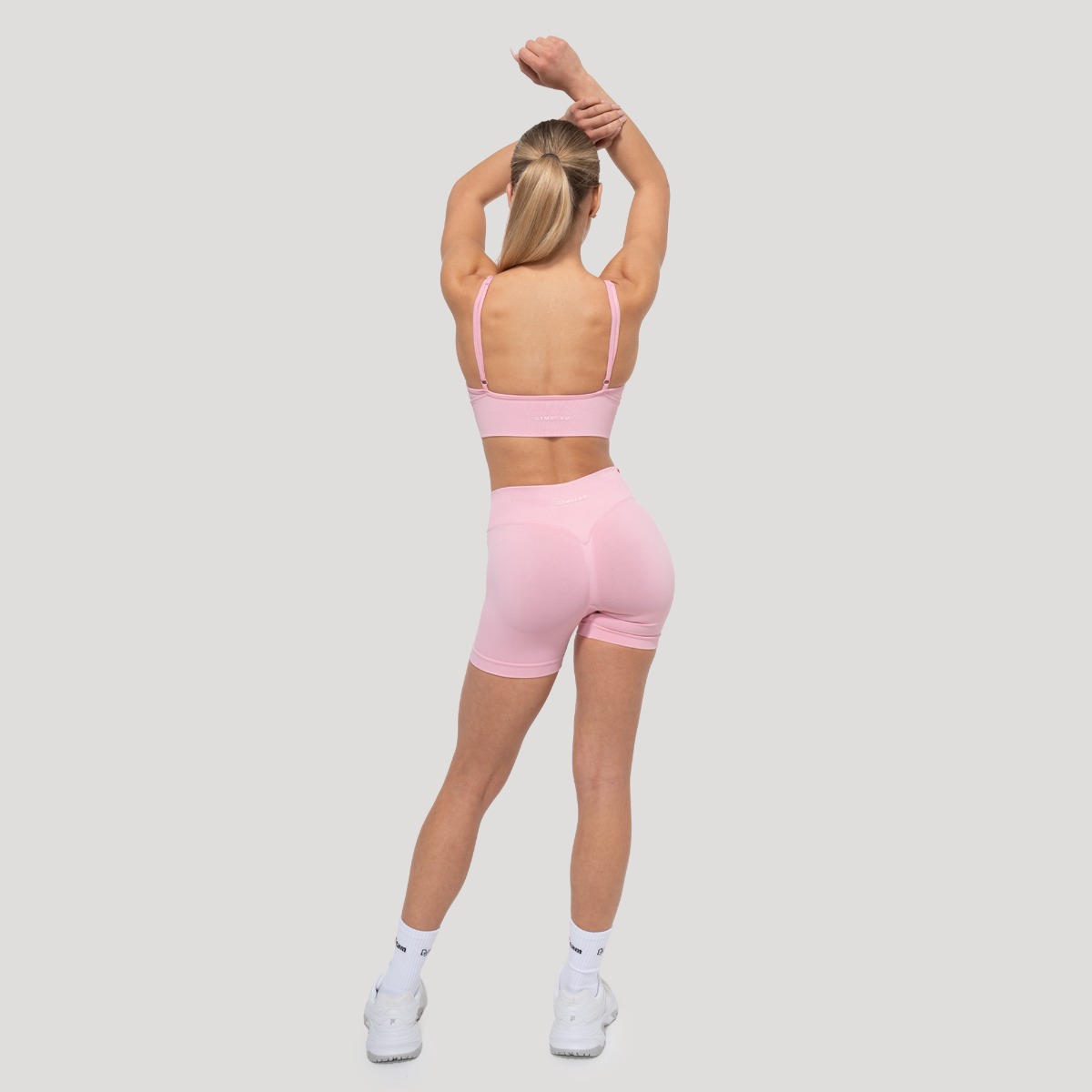 GymBeam Sportski grudnjak Luma Baby Pink - Veličina: M | Boja: Roza | Težina: 0,092 g | Pakiranje: 130 · záber 6