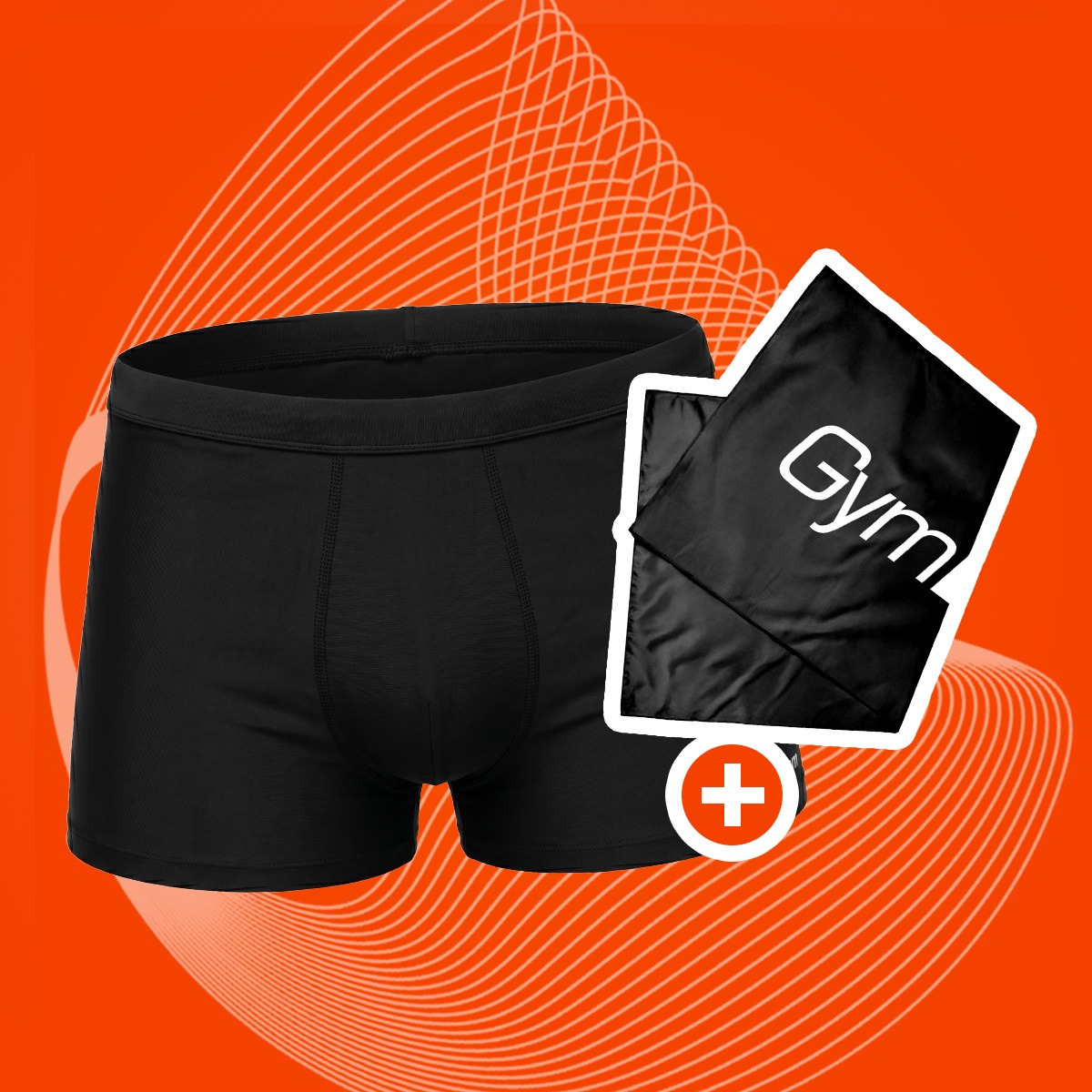 Muški šorc za kupanje PRO Black - GymBeam + poklon