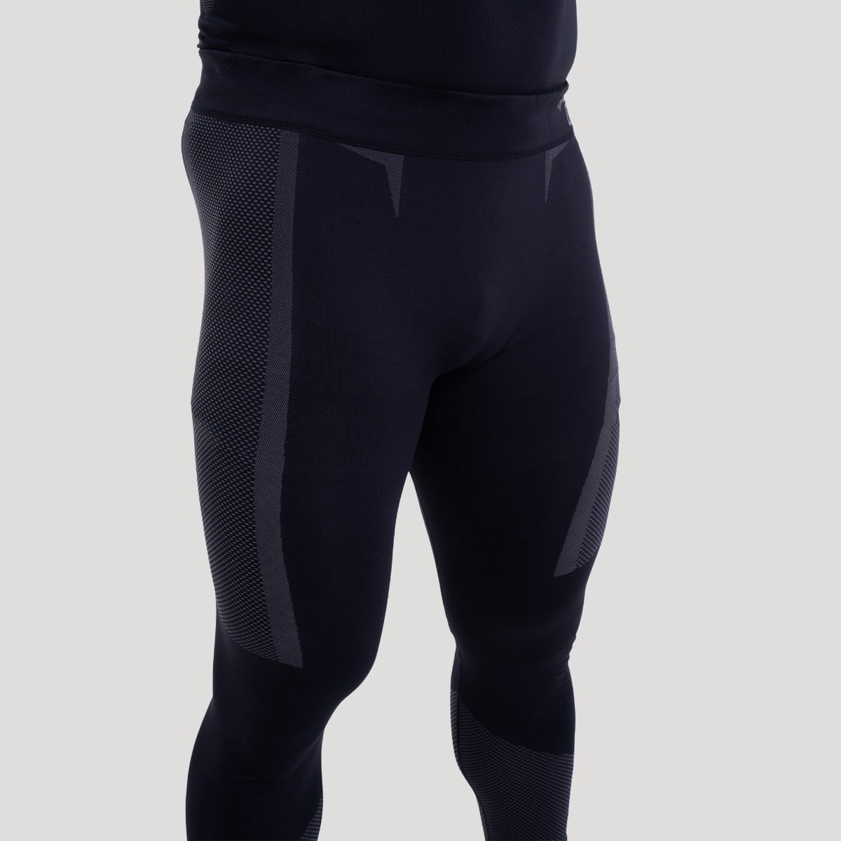 Muške tajice OG1 Seamless Black/Grey - GymBeam