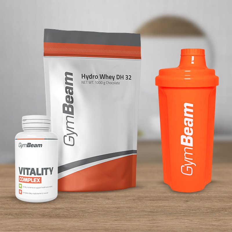 GymBeam Hydro Whey DH 32 - Okus: Čokolada | Težina: 1 g | Pakiranje: 1000 g · záber 8
