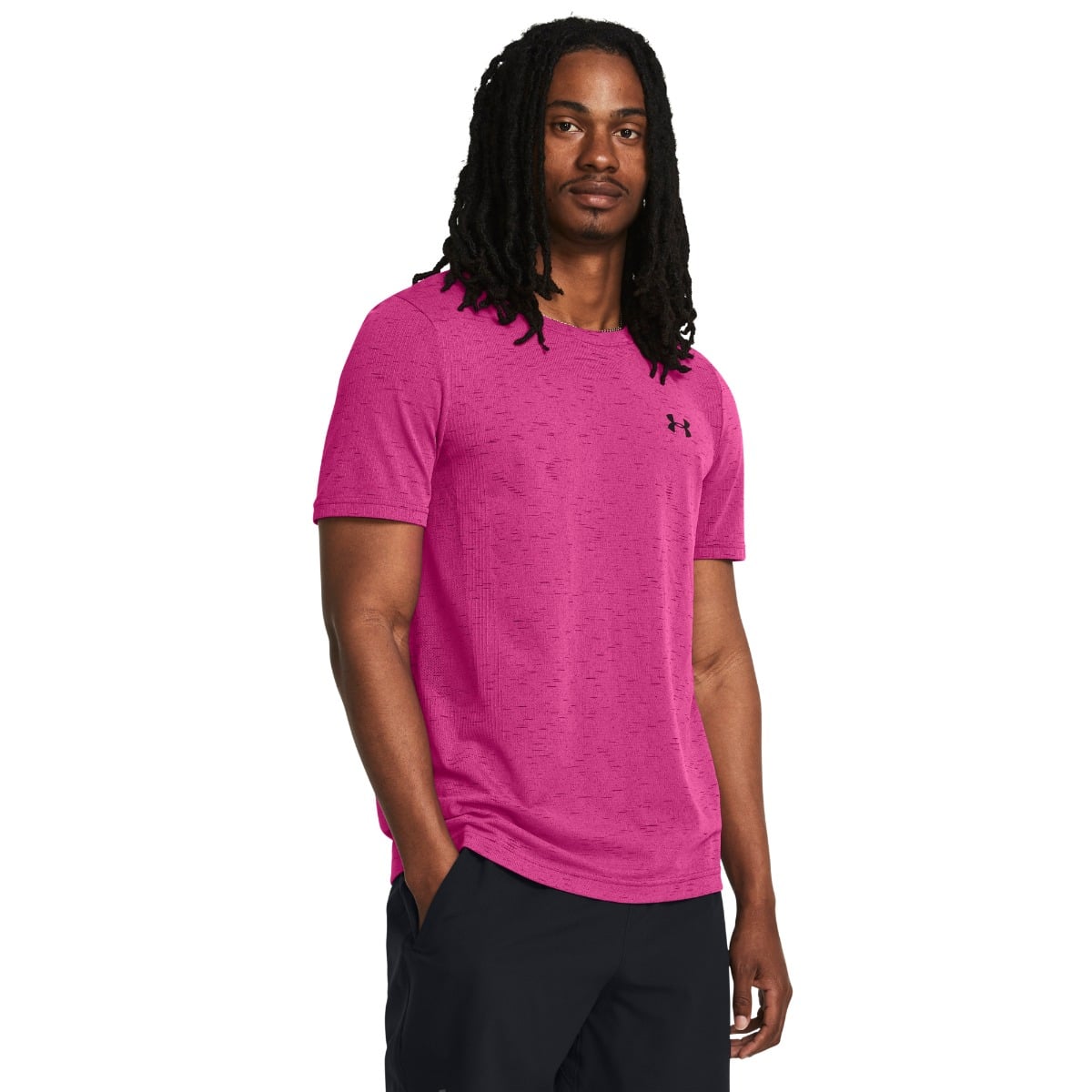 Muška majica Vanish Seamless SS Pink - Under Armour