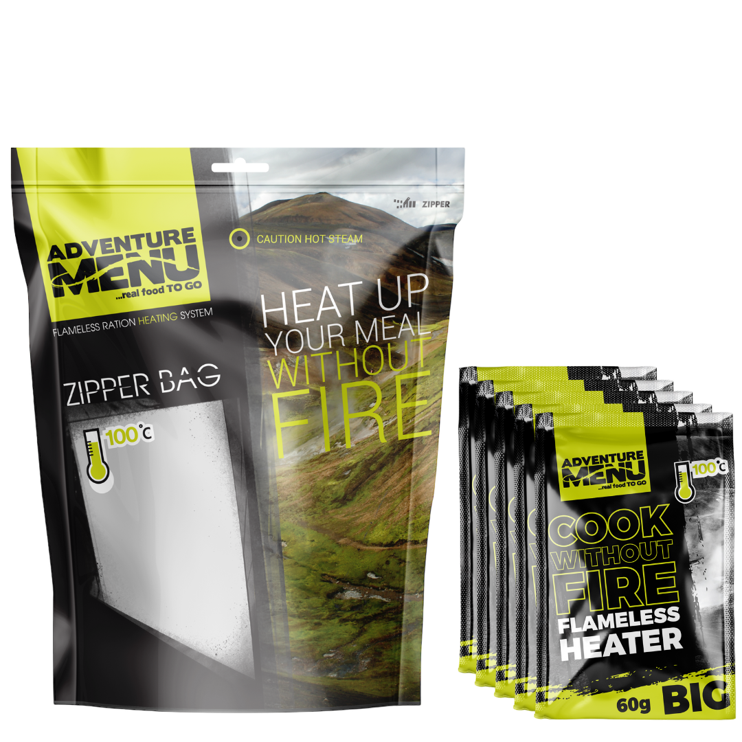 Samopodgrijavajući SET + Zipper vrećica - Adventure Menu