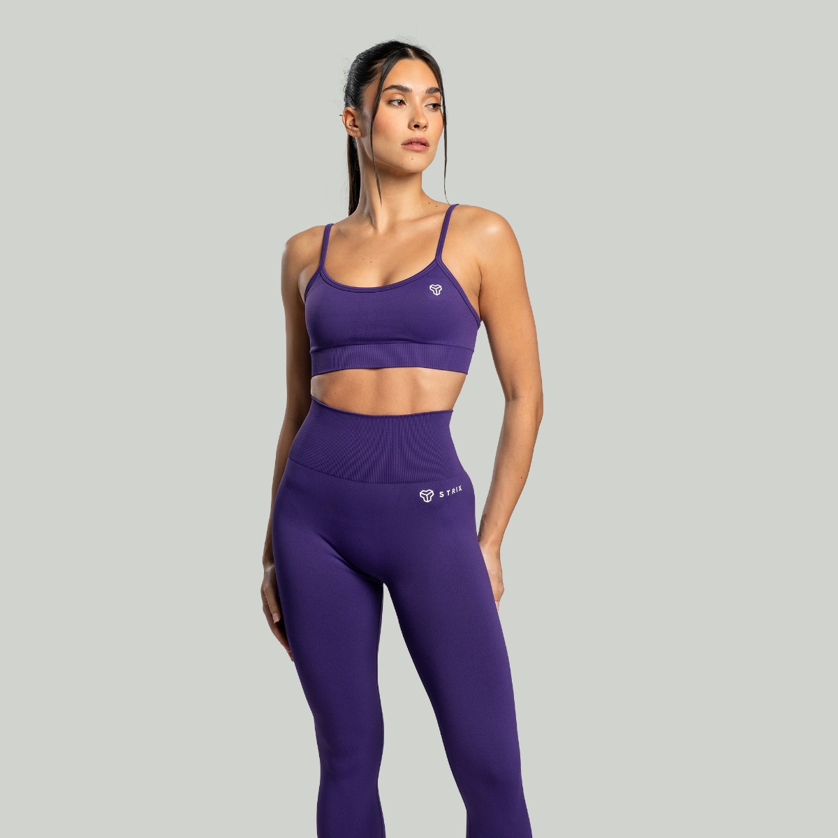 STRIX Women‘s Seamless Leggings Cosmos - Veličina: S | Boja: Purpurna | Težina: 0,22796 g | Pakiranje: 70 · záber 6