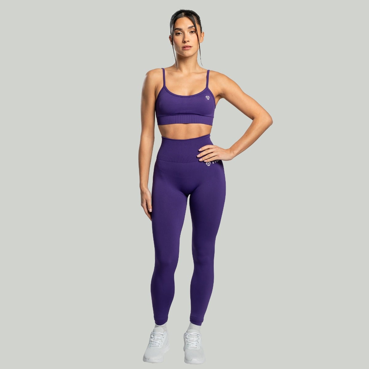 STRIX Women‘s Seamless Leggings Cosmos - Veličina: S | Boja: Purpurna | Težina: 0,22796 g | Pakiranje: 70 · záber 7