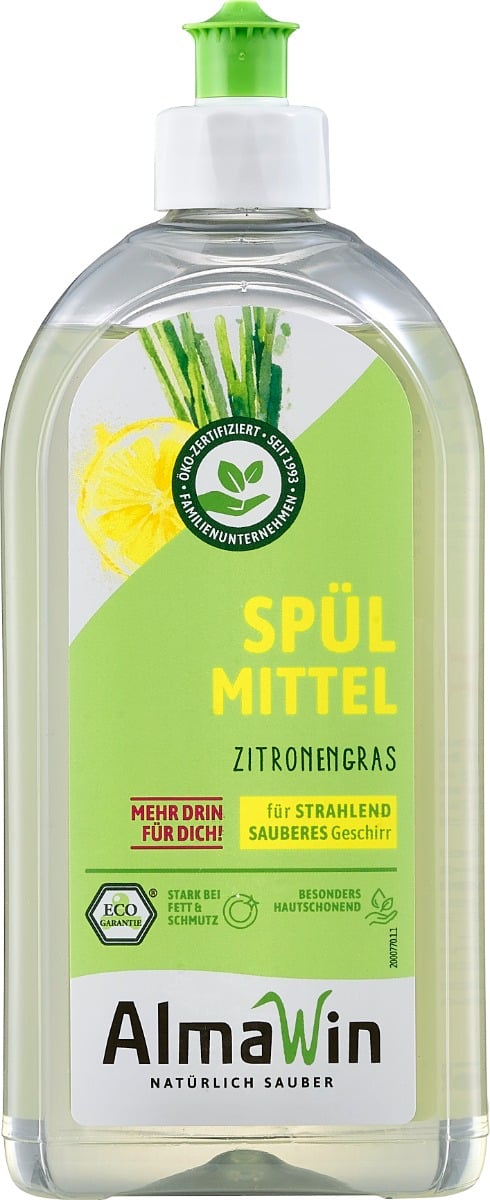 Tekuće sredstvo za posuđe Limunska trava 500 ml - AlmaWin