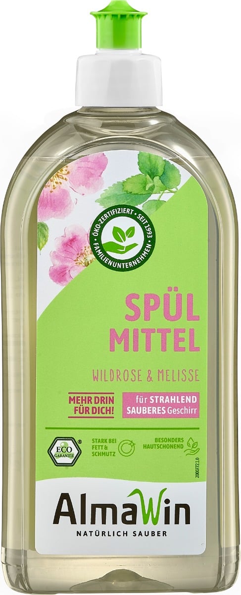 Tekuće sredstvo za pranje posuđa Divlja ruža & matičnjak 500 ml - AlmaWin