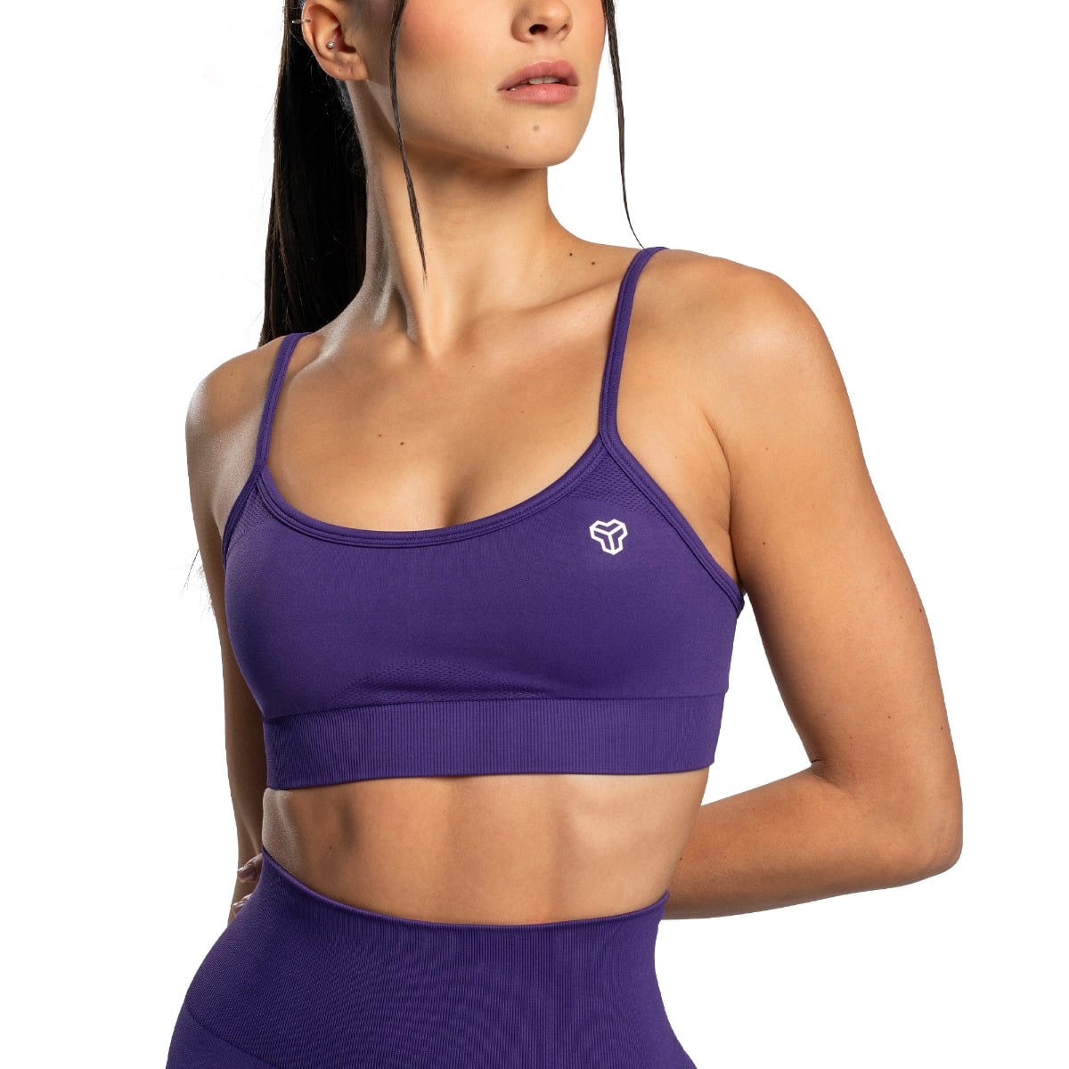 STRIX Seamless String Bra Cosmos - Veličina: S | Boja: Purpurna | Težina: 0,09596 g | Pakiranje: 110 · záber 9