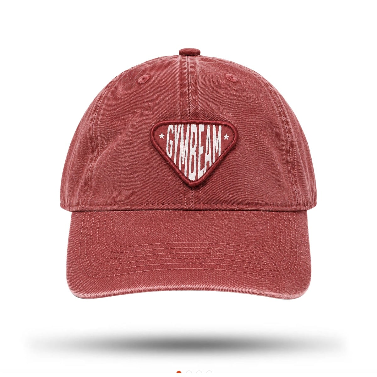 Sunday Dad Cap Washed Burgundy - GymBeam