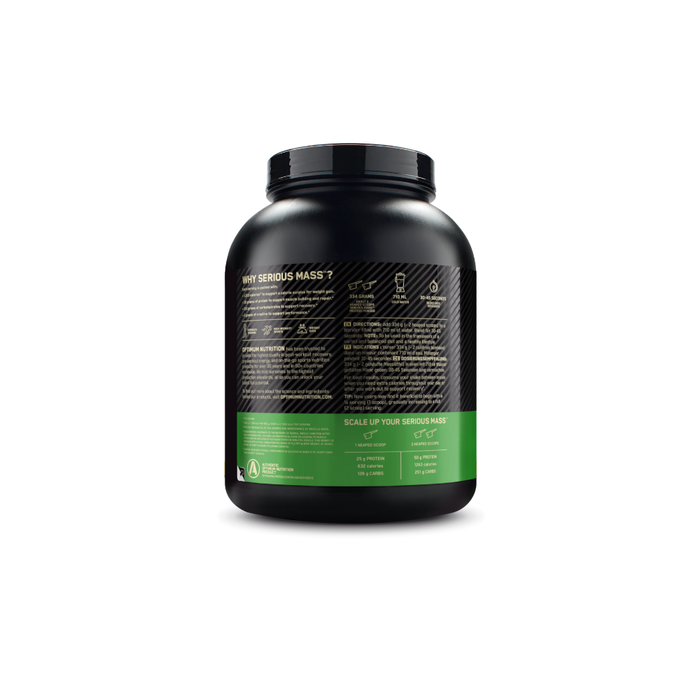 Optimum Nutrition Serious Mass - Okus: Čokolada | Težina: 2,72 g | Pakiranje: 2720 g · záber 6