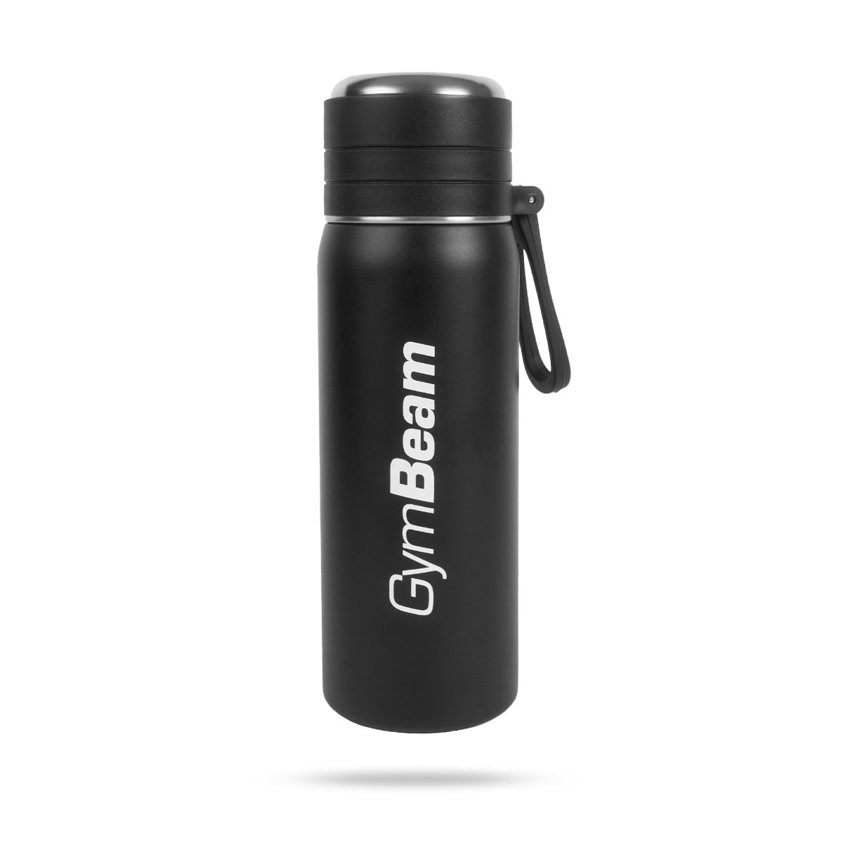 Vaccum Flask Steel Black 500 ml - GymBeam