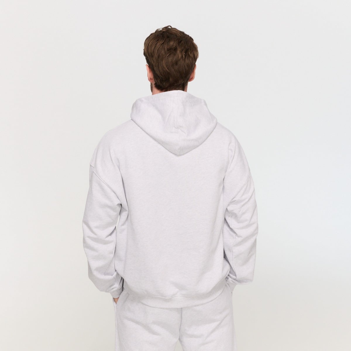 Dukserica s kapuljačom Varsity Grey - GymBeam