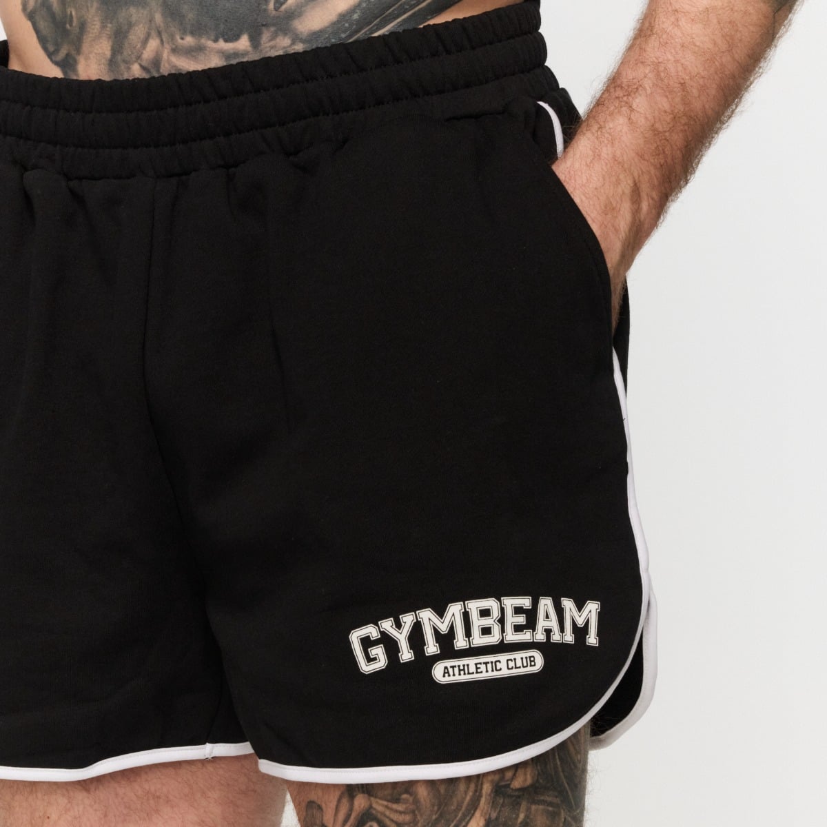 Sportske kratke hlače Varsity Black - GymBeam