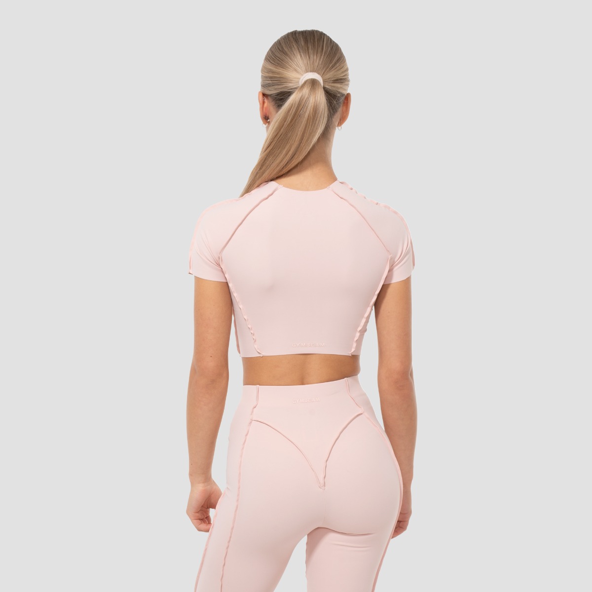 Women's Cosmo Cropped T-shirt Pink - GymBeam