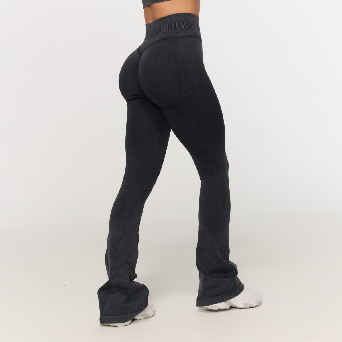 Women‘s Fierce Seamless Pants Dark Grey - GymBeam